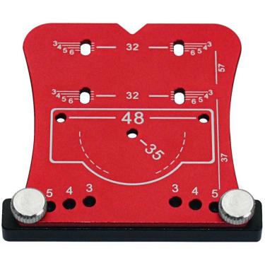 Imagem de Gabarito De Dobradiça Caneco 35Mm Alumínio Profissional