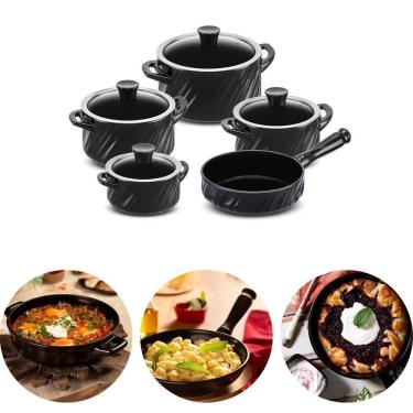 Imagem de Jogo Panelas Twist Indução 5 Peças 100% Cerâmica Cerâflame