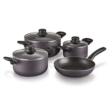 Imagem de Conjunto de Panelas Sublime em Alumínio 4 Peças para Indução Kenya Cinza