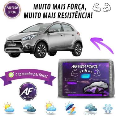Imagem de Capa De Cobrir Carro Hyundai HB20X Sem Forro Impermeável Armada Force 
