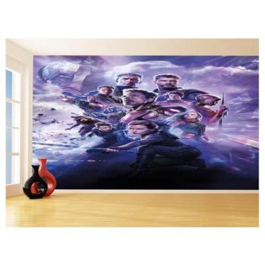Imagem de Papel De Parede 3D Heróis Vingadores Ultimato 3,5M Nhma285 - Você Deco