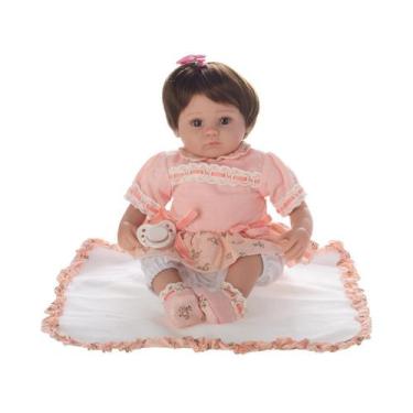 Imagem de Bebê Reborn Sweet Laura Baby  - 40cm com Acessórios, Rosa