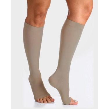 Imagem de Meia 3/4 Select Comfort Premium 862 AD 20-30 MMHG Sigvaris Aberta, Nat