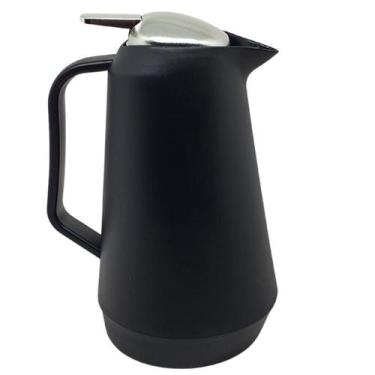 Imagem de Garrafa Térmica Com Gatilho Café Chá 1 Litro Quente Frio Cores - CASAM