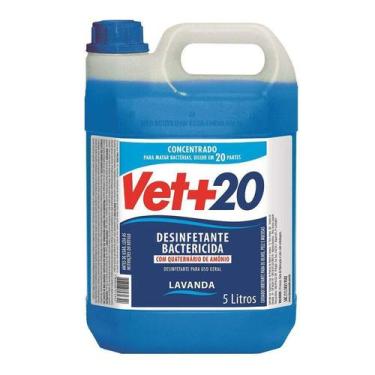 Imagem de Vet + 20 Desinfetante Concentrado Lavanda - 5 litros - Vet +20