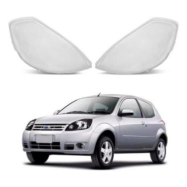 Imagem de Par 2 Lente Do Farol Dianteiro Ford Ka 1.0 1.6 2007 A 2011 - RF