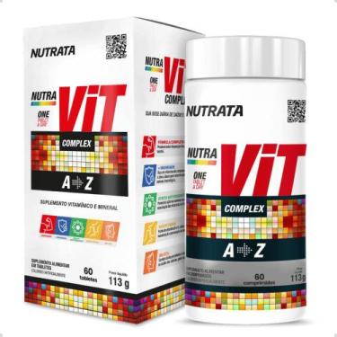 Imagem de Multivitaminico Vit Complex A-Z 60 Tabletes Nutrata, Natural
