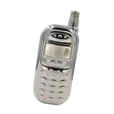 Imagem de WeiLaiKeQi Hip Flask Mobile Phone Wine Flask com tampa de aço inoxidável para beber