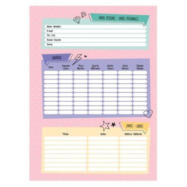 Imagem de Caderno Espiral Jandaia Capa Dura Universitário It Girl 10 Matérias 20