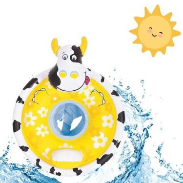 Imagem de Boia Bote Tipo Fralda infantil p/ Bebê com assento bichinhos linda - B