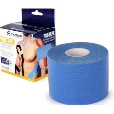 Imagem de Bandagem elástica adesiva Protape incoterm, Azul