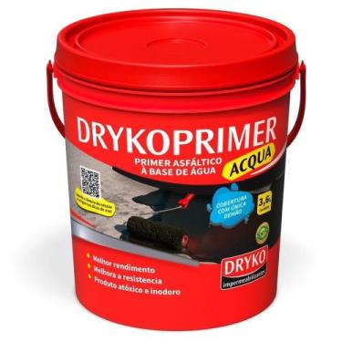 Imagem de Drykoprimer Acqua Emulsão Asfáltica Para Aderencia De Fitas 3,6L