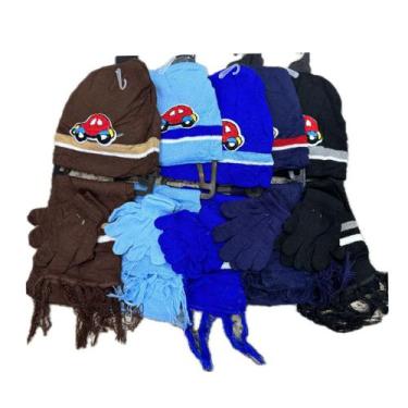 Imagem de Kit Luva e Touca lenço Infantil Menino e Menina / Personagens / Invern