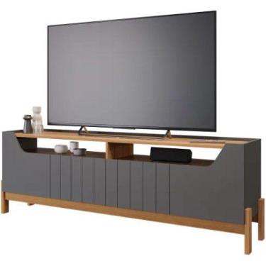 Imagem de Rack Para Tv 70 Polegadas Mdf Moema 4 Portas Permóbili - Permobili 