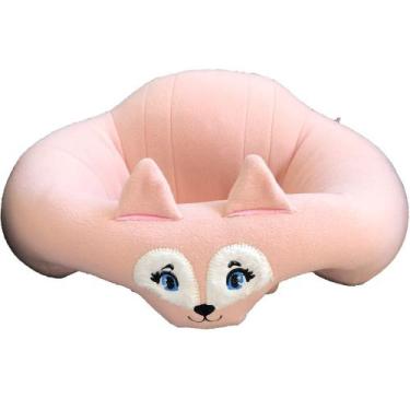 Imagem de Assento e Almofada de Apoio para Bebê Puff Raposa Salmão - Vitor Enxov