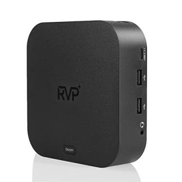 Imagem de RVP+ Estação X USB-C Triple Display 4K MST – Entrada DC, USB-C(Upstream), 1 DisplayPort, 2 HDMI, 1 RJ45, conector de telefone de 4 polos, leitor de cartão SD/TF, 4 USB3.0-A