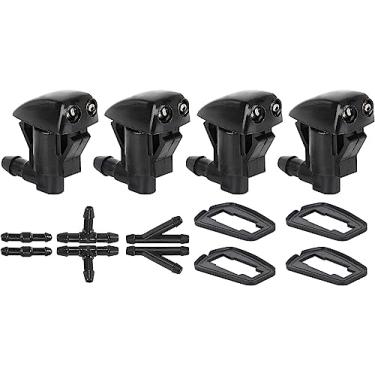Imagem de Unifizz 85381AE020 4 peças CL5644 bocal de lavagem de para-brisa dianteiro 85381-AE020 para Toyota Sienna Solara Corolla Tundra Jet Spray furo duplo