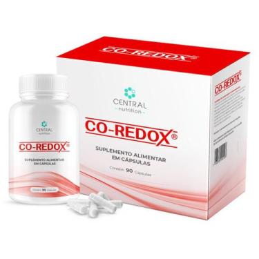 Imagem de Co-Redox Vitaminas Coq10 Resveratrol Central Nutrition 90cps, Sem sabo