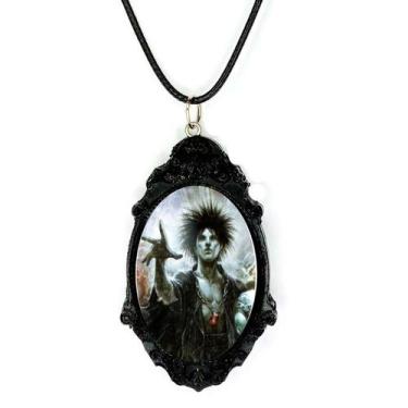 Imagem de Lindo colar pingente arte sandman rei dos sonhos resinado - RELIKARIU