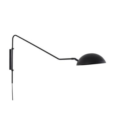 Imagem de Lustre Arandela Dome Articulada Industrial 90cm Preto 177 - ILUMINAMUN