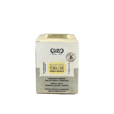 Imagem de Mascara facial de argila branca-180g - Flora pura