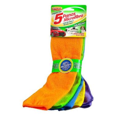 Imagem de Pano Em Microfibra Conjunto Com 5  Luxcar