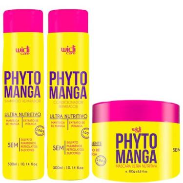 Imagem de Kit Shampoo + Condicionador + Mascara Phytomanga Widi Care Reparação U