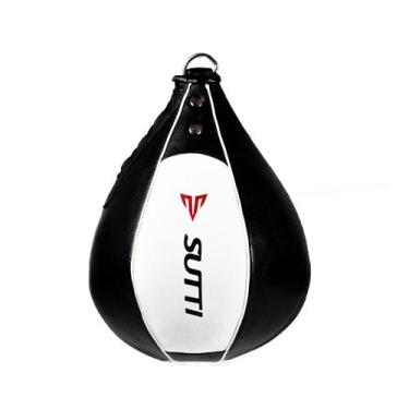 Imagem de Punching Ball Rápido / Lento - Costurado - Sutti, Preto com branco, Le