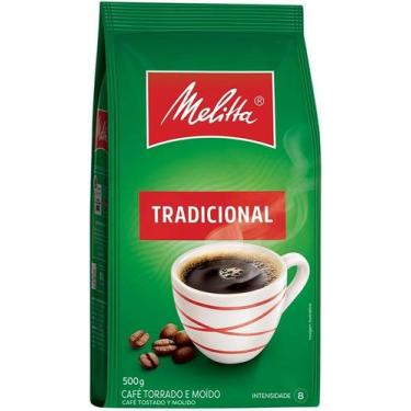Imagem de Café Torrado e Moído Almofada Melitta Tradicional 500g