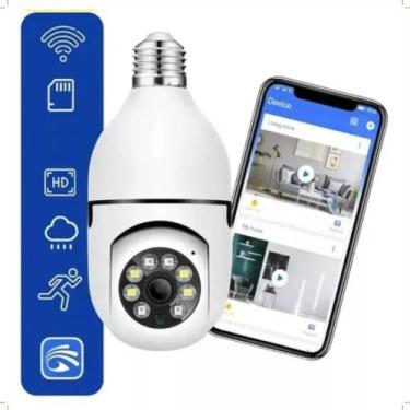 Imagem de Camera Ip Lampada Segurança 360 Visão Noturna Espia Wifi Hd