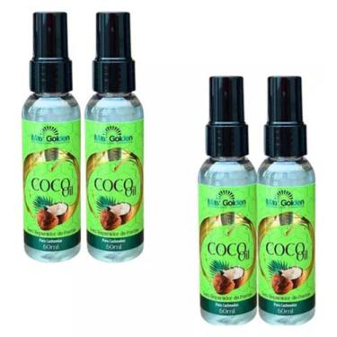 Imagem de SORO REPARADOR DE PONTAS  CABELOS CACHEADOS OLEO DE COCO 60ml MAX GOLD