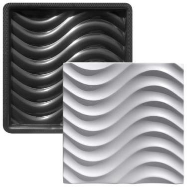Imagem de Forma 3D Gesso e Cimento ABS - Dunes 40x40 - Xmoldes Formas 3D