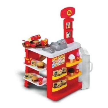 Imagem de Lanchonete Infantil Com Caixa Registradora - Magic Toys Cor Color