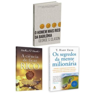 Imagem de Kit 3livros, A Ciência de Ficar Rico + O Homem Mais Rico da Babilônia 
