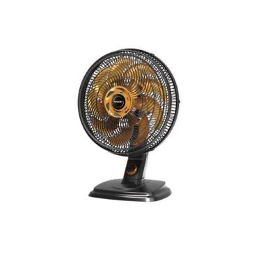 Imagem de Ventilador Mesa 40Cm 15 Pás Ouro Mallory 127V, 110V