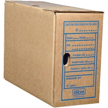 Imagem de Arquivo Morto Papelão 34X13,3X24CM 428G Tradicional Pacote com 50 - Ti