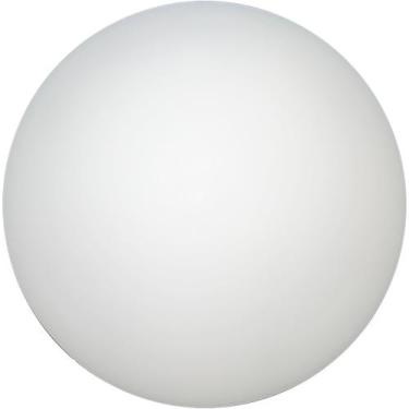 Imagem de Globo Bolinha Vidro Branco Leitoso Fosco Sem Colar 03x08 - CM GLASS - 