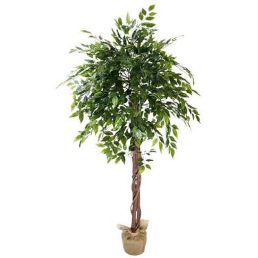 Imagem de Árvore Planta Artificial Fícus Volumosa Para Vaso Decorativo Toque Ver