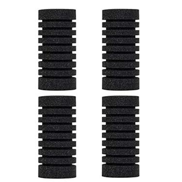 Imagem de Filtro duplo de esponja de aquário Hygger, vem com 2 esponjas sobressalentes, 1 saco de bolas de cerâmica Bio, filtro silencioso de espuma submersível para água doce e tanque de peixes de água salgadahygger Replace Sponge M