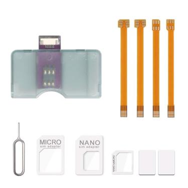 Imagem de Placa de conversão de cartão SIM CPE cabo de extensão de roteador sem fio WiFi cartão SIM placa de conversão de cartão SIM tamanho de conversão de cartão adaptador de placa de cartão extensor de placa