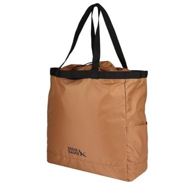Imagem de Eddie Bauer Sacola Stowaway Embalável | Leve | Compacta | Fecho Cinch | Nylon Ripstop | Capacidade de 25 l, Tabaco, One Size, Sacola Stowaway Embalável | Leve | Compacta | Fecho Cinch | Nylon Ripstop