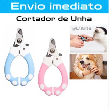 Imagem de Alicate de unha Pet azul e rosa - KZIMPORTS, Azul