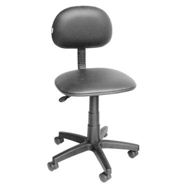 Imagem de Cadeira Secretária Preta | Giratória | Altura Ajustável