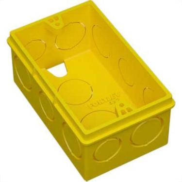 Imagem de Caixinha Luz Amarela Fortlev 4X2 - Kit C/20 Unidades