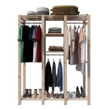 Imagem de Arara Pinus Cabideiro de chão Organizador Multiuso - Technox