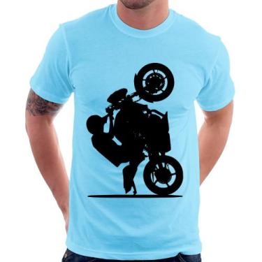 Imagem de Camiseta Moto Grau XJ6 - Foca na Moda, Azul bebê, M