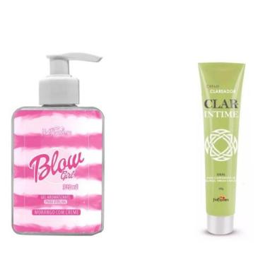 Imagem de kit Clar Intime Creme Clareador 60G + Blow Girl Gel Sexo Oral 320Ml Ho