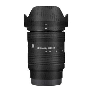 Imagem de Camerea Lens Skin Anti-Scratch Adesivo para Sigma 28-70mm F2.8 DG DN Apto para Sony E Mount Camerea Coat Película Protetora Vinil Película Protetora Decalques Capa 1:2,8 28-70 2,8 (Preto Mamba)