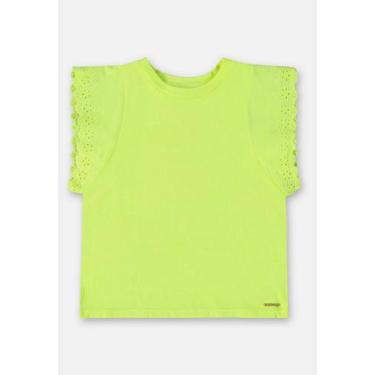 Imagem de Blusa Manga Curta Básica Infantil Up Baby, Verde, 10