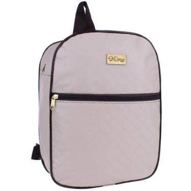 Imagem de Mochila Maternidade Multifunção Mamãe Bebê Espaçosa - Rallory, Bege